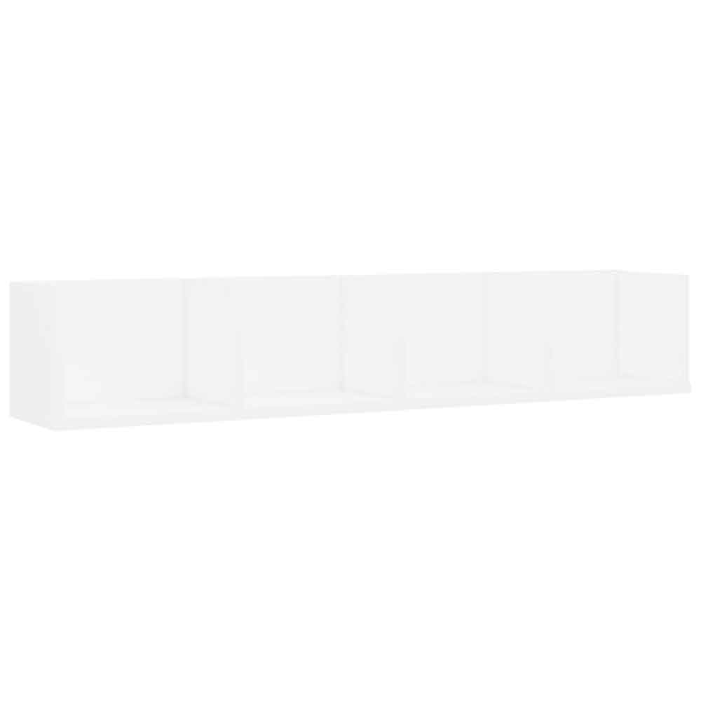 Ramona 100cm Wooden Wall Hung Shelving Unit - White