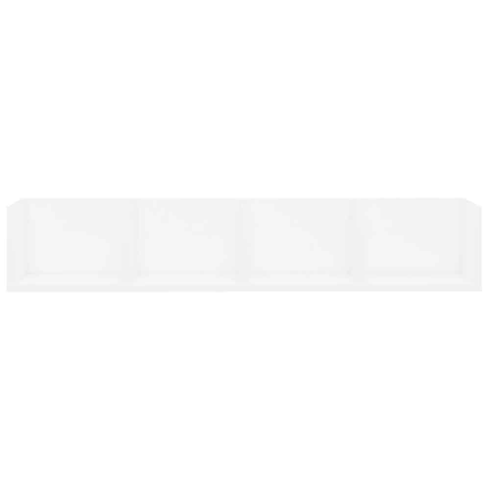 Ramona 100cm Wooden Wall Hung Shelving Unit - White