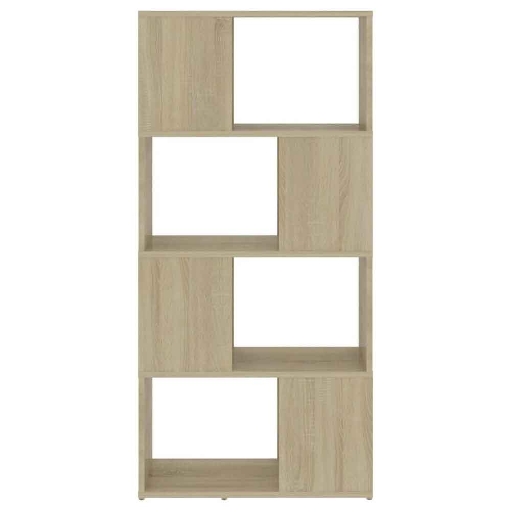 Ramona 60cm Wooden Book Shelf And Room Divider - Sonoma Oak