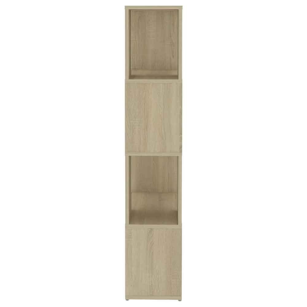 Ramona 60cm Wooden Book Shelf And Room Divider - Sonoma Oak