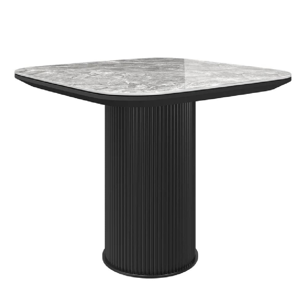 Read more about Ramona ceramic square side table in gloss grey