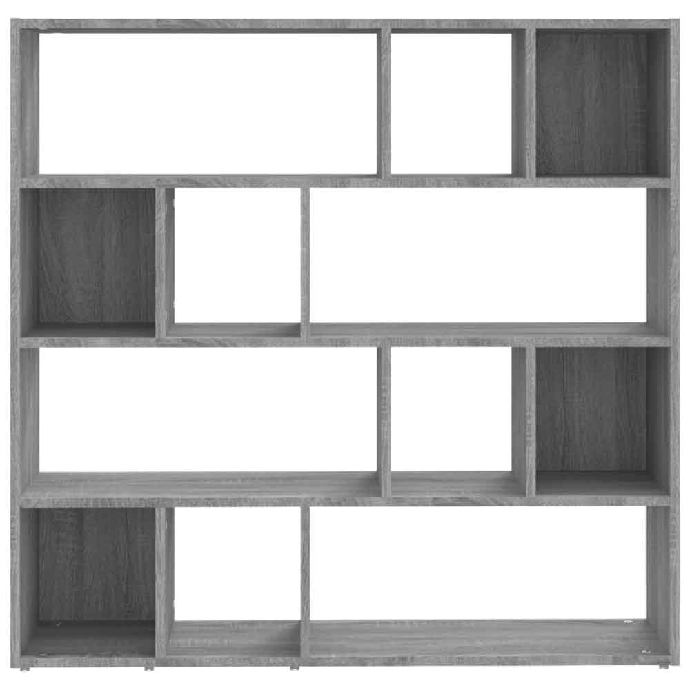 Ramona 105cm Wooden Book Shelf And Room Divider - Grey Sonoma