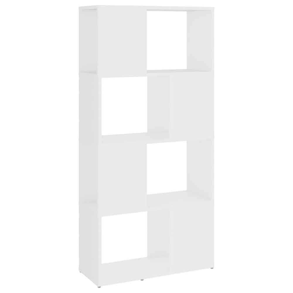 Ramona 60cm Wooden Book Shelf And Room Divider - White
