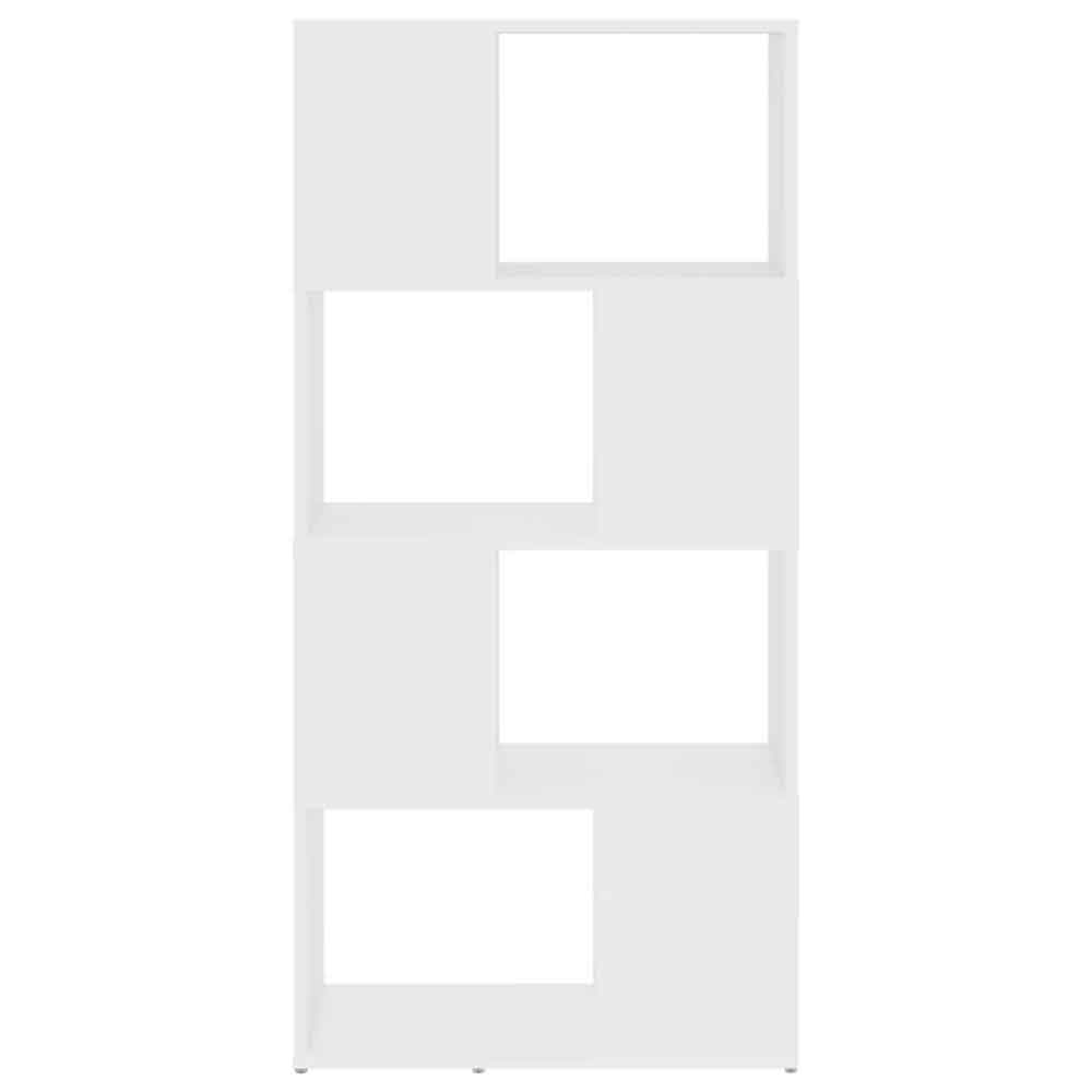 Ramona 60cm Wooden Book Shelf And Room Divider - White