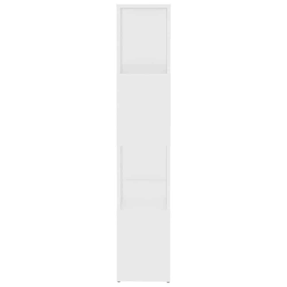 Ramona 60cm Wooden Book Shelf And Room Divider - White