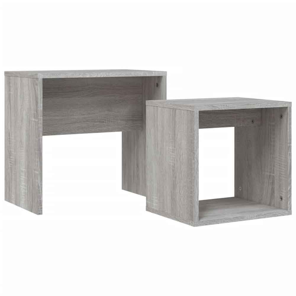 Ramona Wooden Nesting Coffee Table - Grey Sonoma