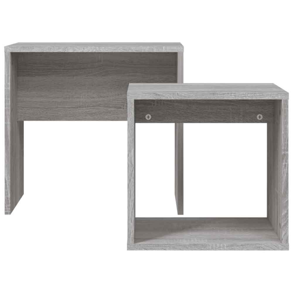 Ramona Wooden Nesting Coffee Table - Grey Sonoma