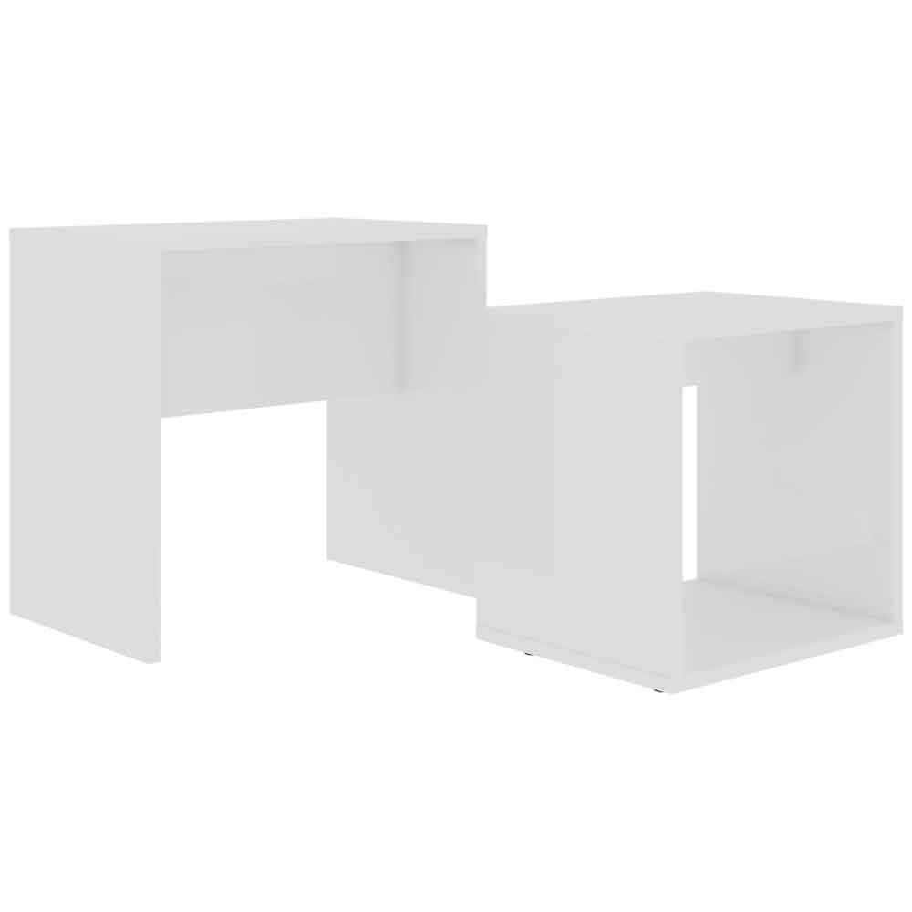 Ramona Wooden Nesting Coffee Table - White