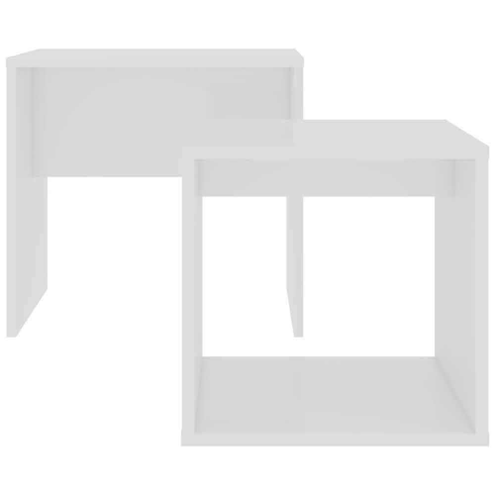 Ramona Wooden Nesting Coffee Table - White