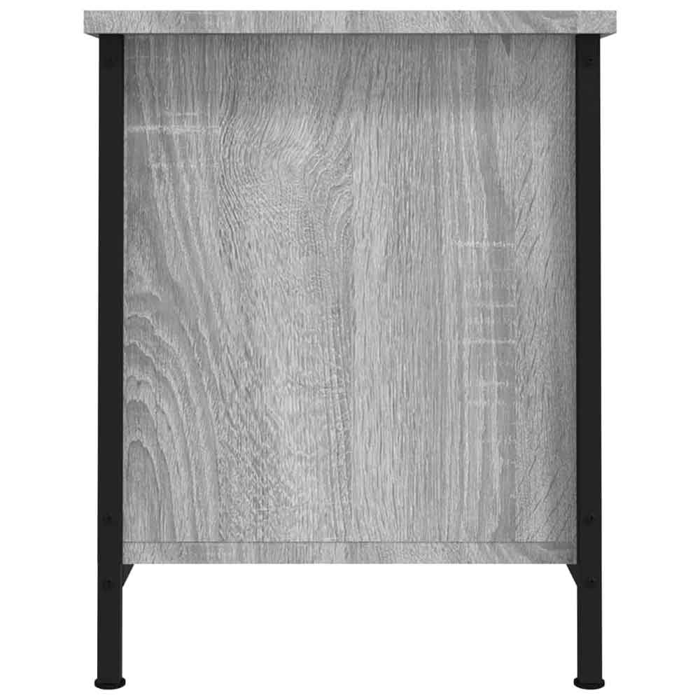 Ramona Wooden TV Stand With 2 Doors - Grey Sonoma