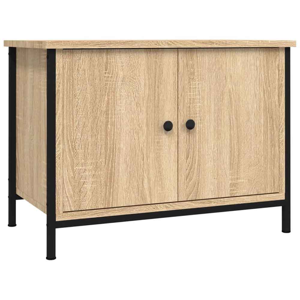 Ramona Wooden TV Stand With 2 Doors - Sonoma Oak