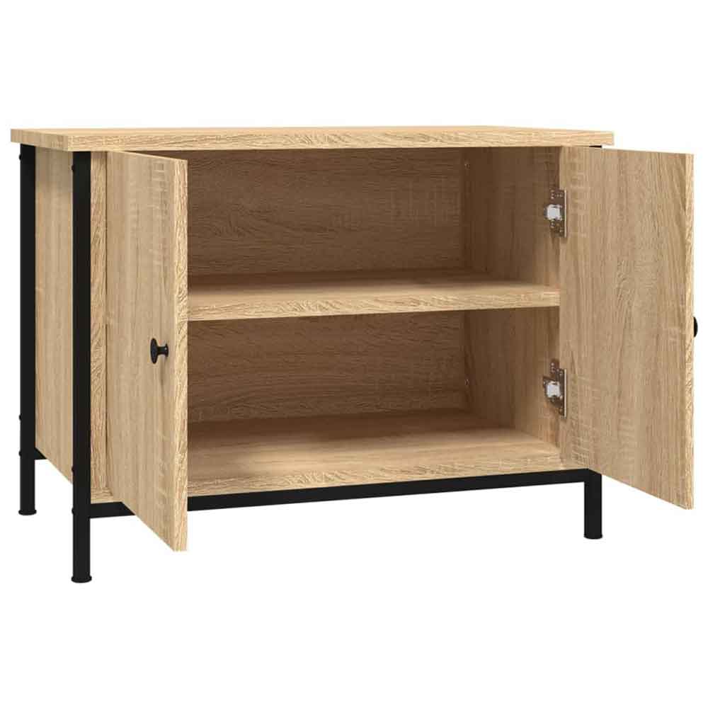 Ramona Wooden TV Stand With 2 Doors - Sonoma Oak
