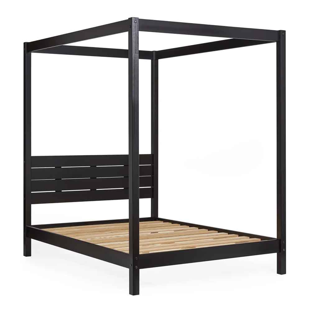 Ramsbury Wooden Double Bed in Black
