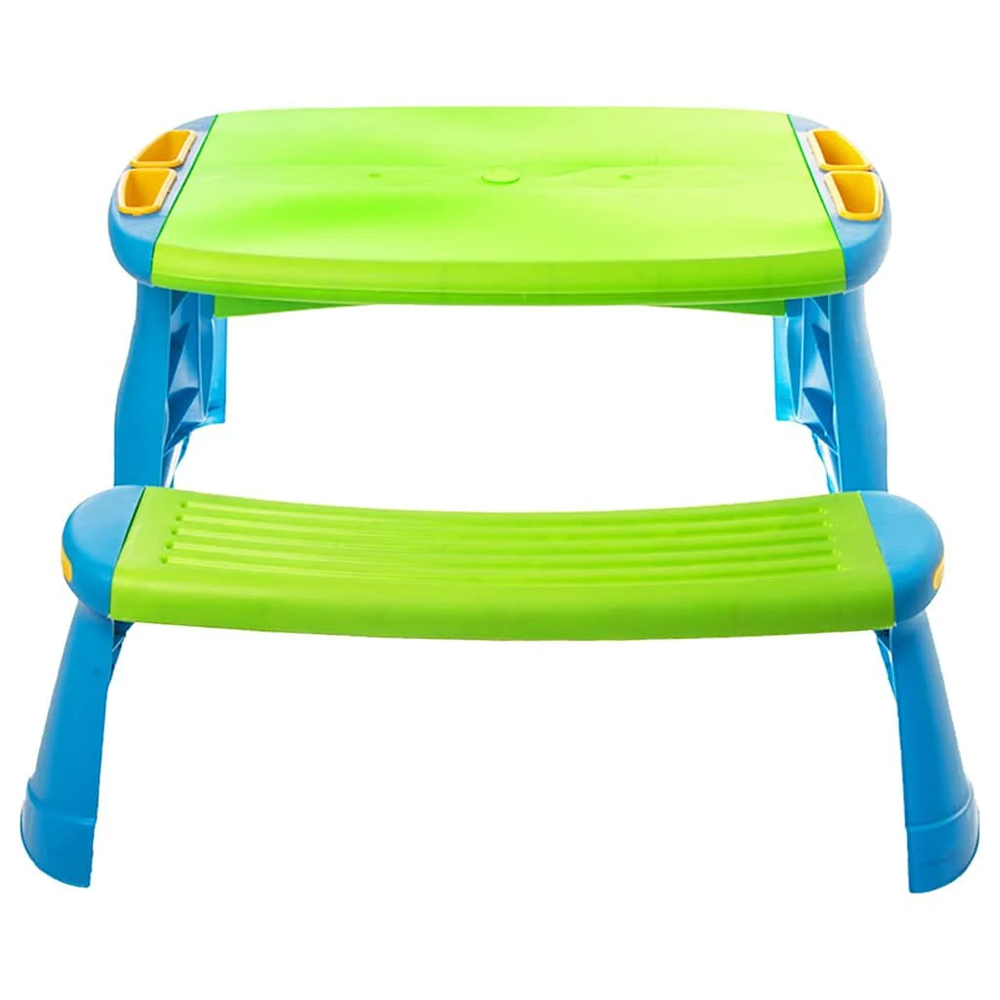 Ramsey Polypropylene Children Picnic Bench In Blue And Green