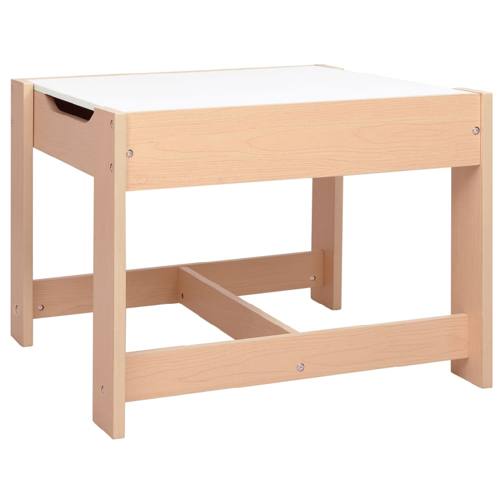 Ramsey Wooden Children Table With 2 Chairs In Brown