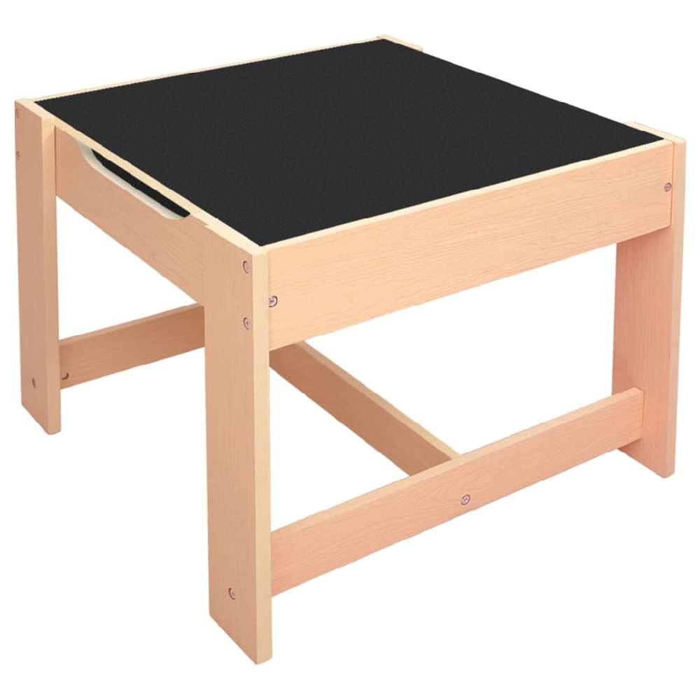 Ramsey Wooden Children Table With 2 Chairs In Brown