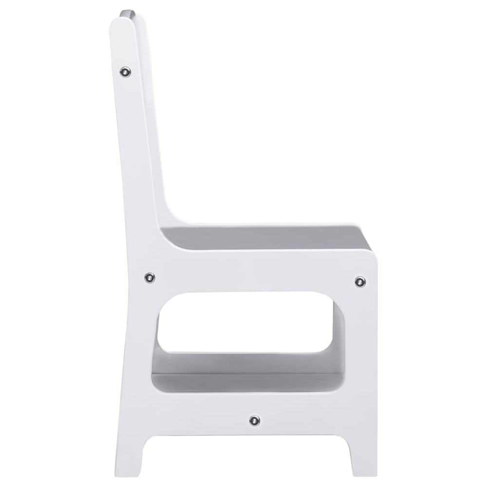 Ramsey Wooden Children Table With 2 Chairs In White