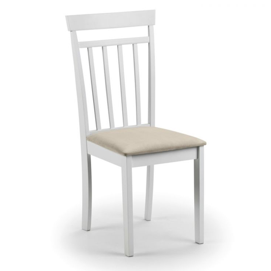 Ranee Extending Dining Table With 4 Coast Chairs In White