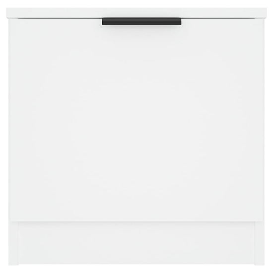 Ranya Wooden Bedside Cabinet With 1 Door In White