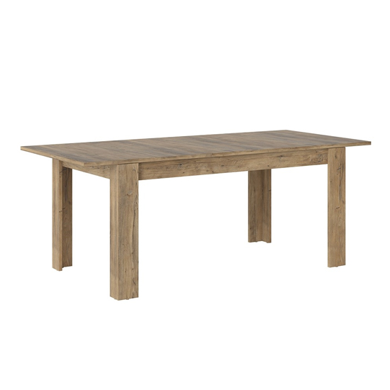 Rapilla Wooden Exdending Dining Table In Chestnut