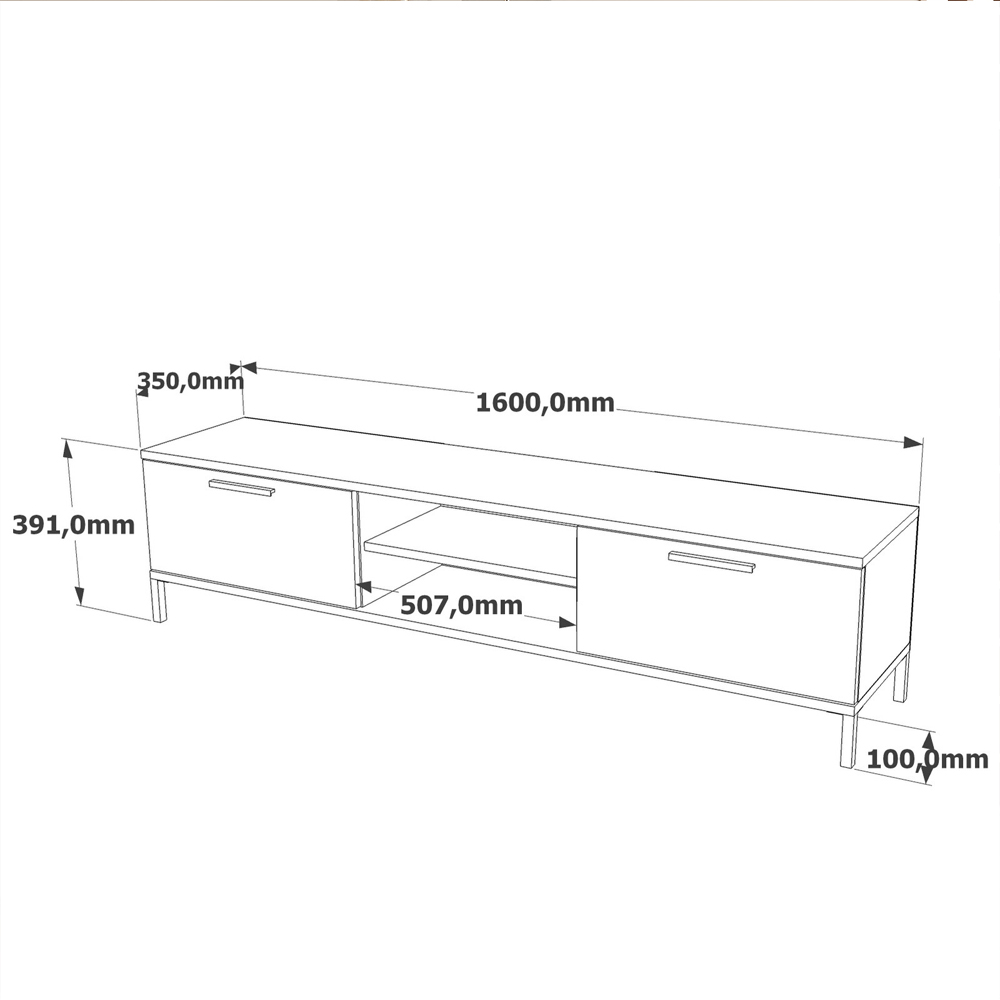 Rarvo Wooden TV Stand and Coffee Table Set in Atlantic Pine and Anthracite