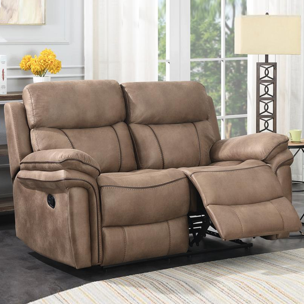 Rasalas Fabric Recliner 3+2 Seater Sofa Set In Sahara