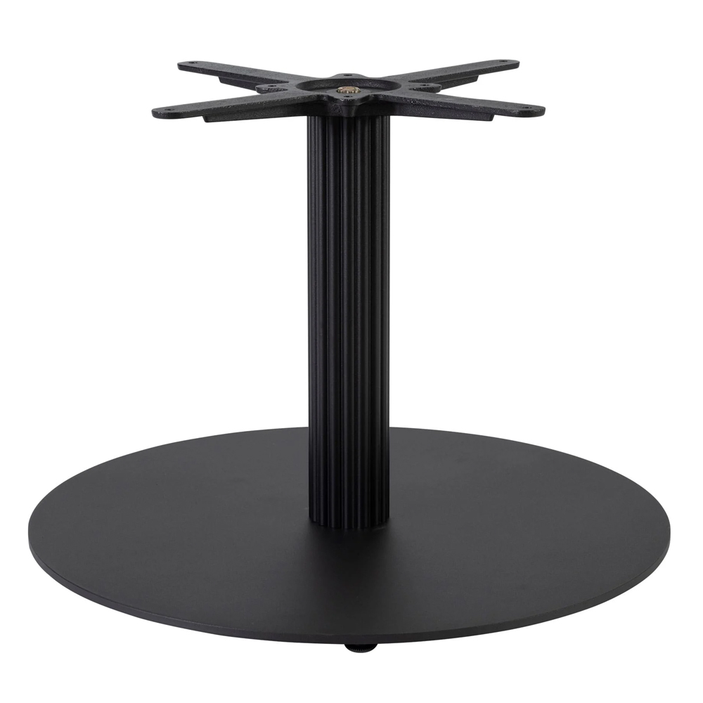 Raseo Square White Carrara Solid Marble Top Coffee Table with Bicton Black Base