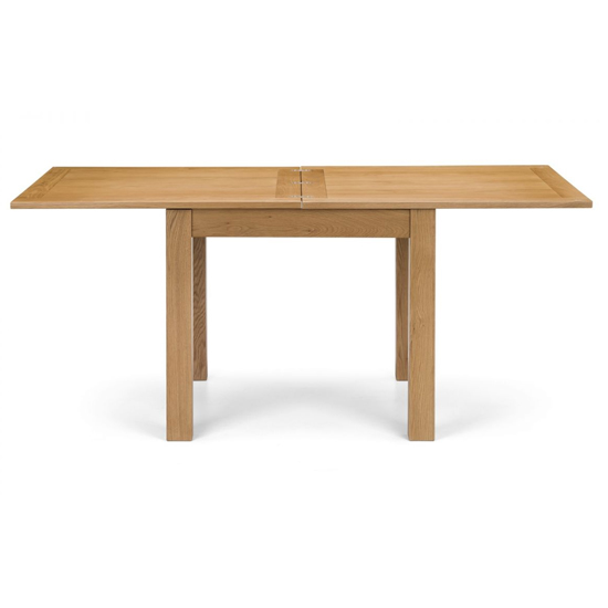 Aaralyn Extending FlipTop Wooden Dining Table In Waxed Oak Furniture