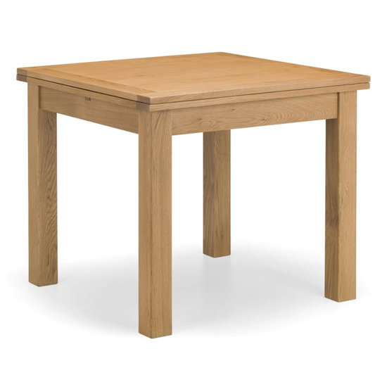 Aaralyn Extending FlipTop Wooden Dining Table In Waxed Oak Furniture
