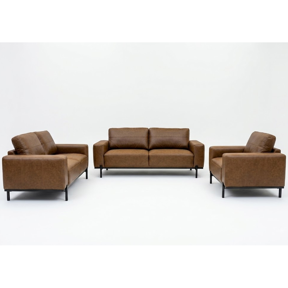 Ravion Fabric Sofa Suite in Tan
