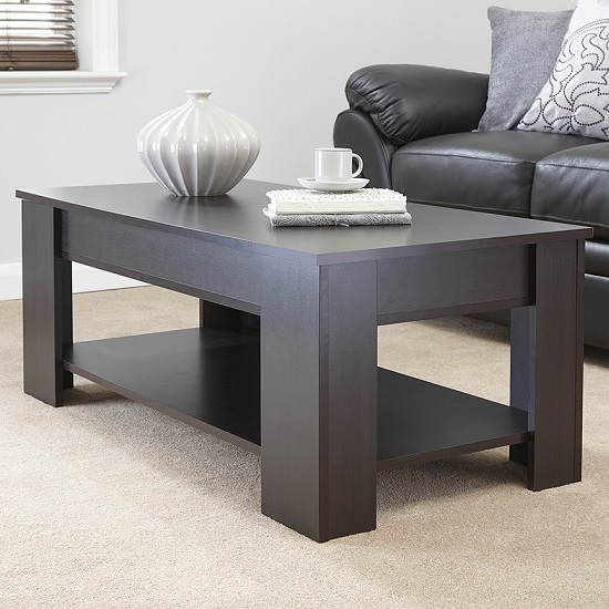 Read more about Liphook coffee table rectangular in espresso with lift up top