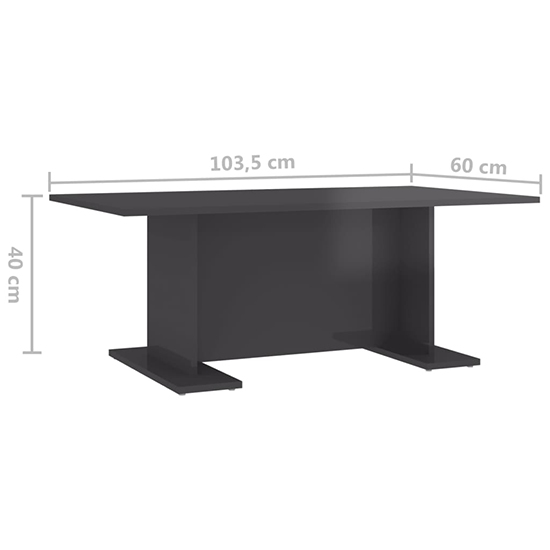 Rayya Rectangular High Gloss Coffee Table In Grey_4