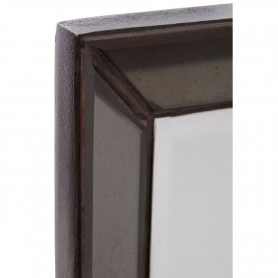 Raze Small Square Bevelled Wall Mirror In Antique Black Frame_2