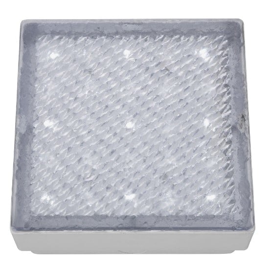 Recessed Small Square Walkover Light With White LED