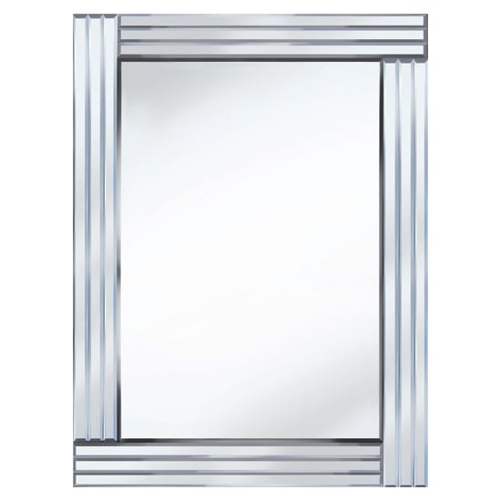 Product photograph of Stripe Rectangle 60x80 Decorative Mirror from Furniture in Fashion