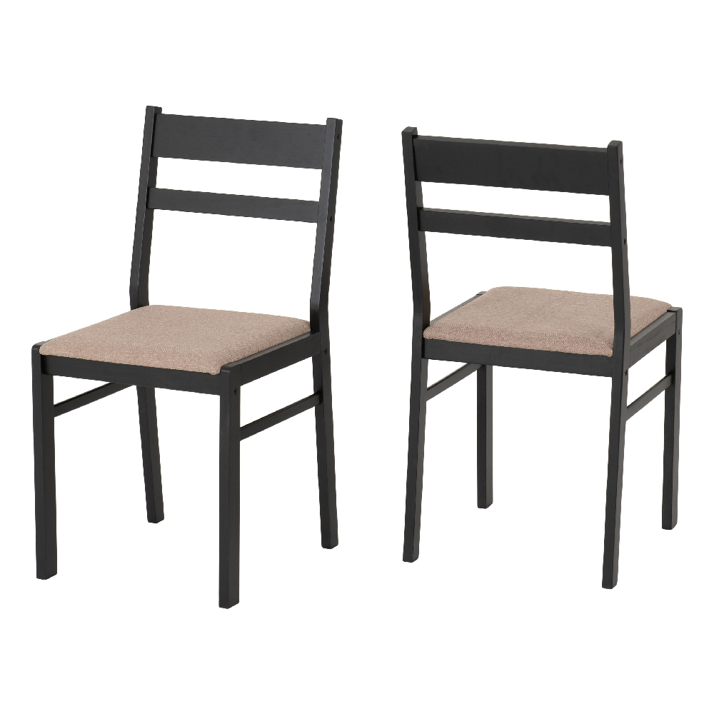 Redland Oak Wooden Dining Table With 4 Black Chairs