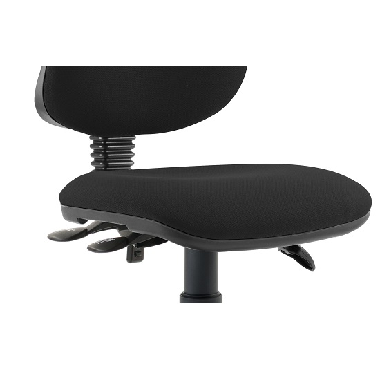 Redmon Fabric Office Chair In Black Without Arms_2