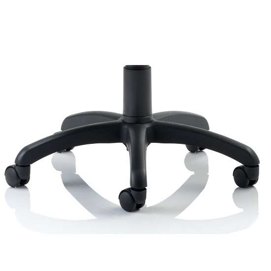 Redmon Fabric Office Chair In Black Without Arms_4