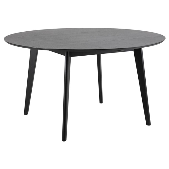 Read more about Redondo large round wooden dining table in black