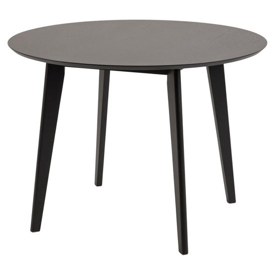 Read more about Redondo round wooden dining table in black