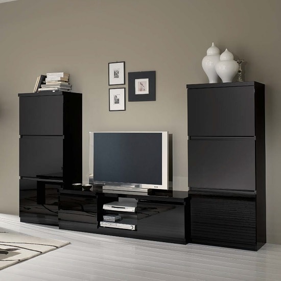 Read more about Regal living room set 1 in black with high gloss lacquer