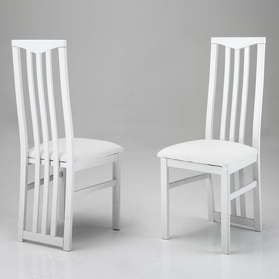 Regal Gloss White And Grey Dining Table 6 Cexa White Chairs_2
