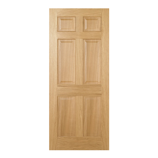 Read more about Regency 6 panels 1981mm x 686mm fire proof internal door in oak