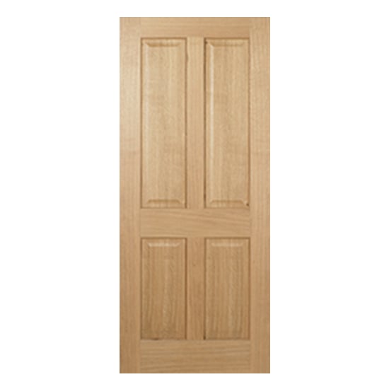 Product photograph of Regent 4 Panels 1981mm X 533mm Internal Door In Oak from Furniture in Fashion
