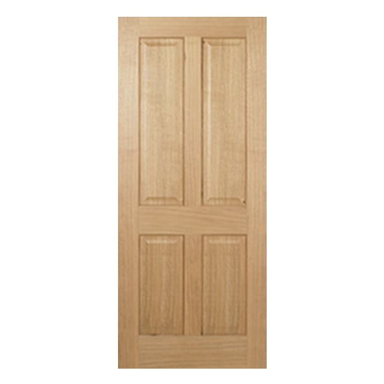 Photo of Regent 4 panels 1981mm x 533mm internal door in oak