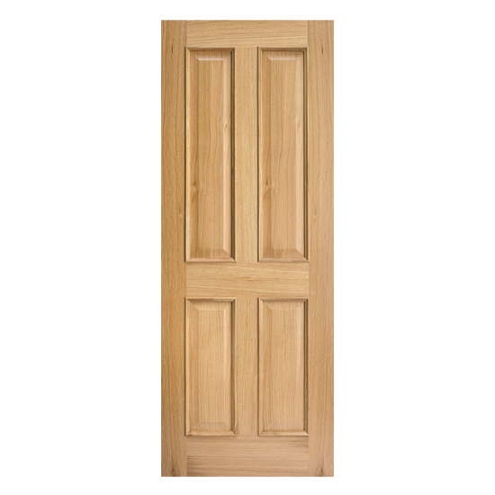 Product photograph of Regent Raised 1981mm X 762mm Internal Door In White Oak from Furniture in Fashion