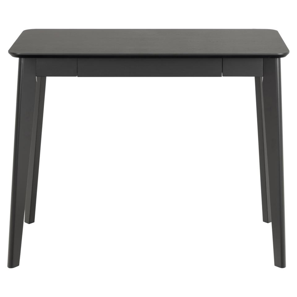 Reims Wooden Laptop Desk With 1 Drawer In Matt Black