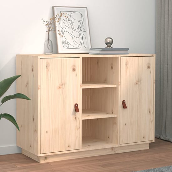 Read more about Reinier pinewood sideboard with 2 doors in natural