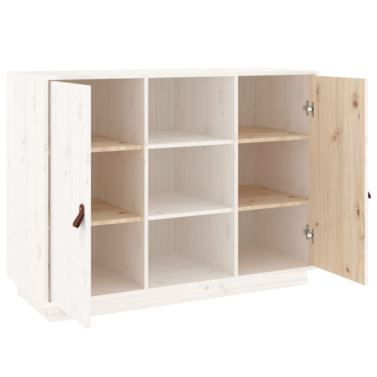 Reinier Pinewood Sideboard With 2 Doors In White
