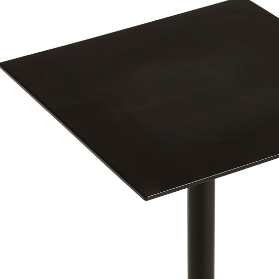 Relics Black Metal Side Table With Natural Onyx Stone Base_4